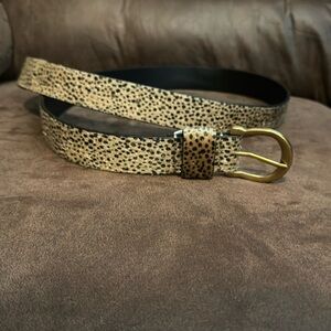 Leopard Print Belt